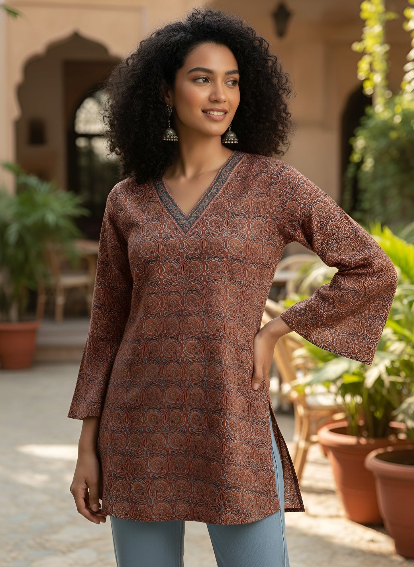 Women Printed Straight Tunic