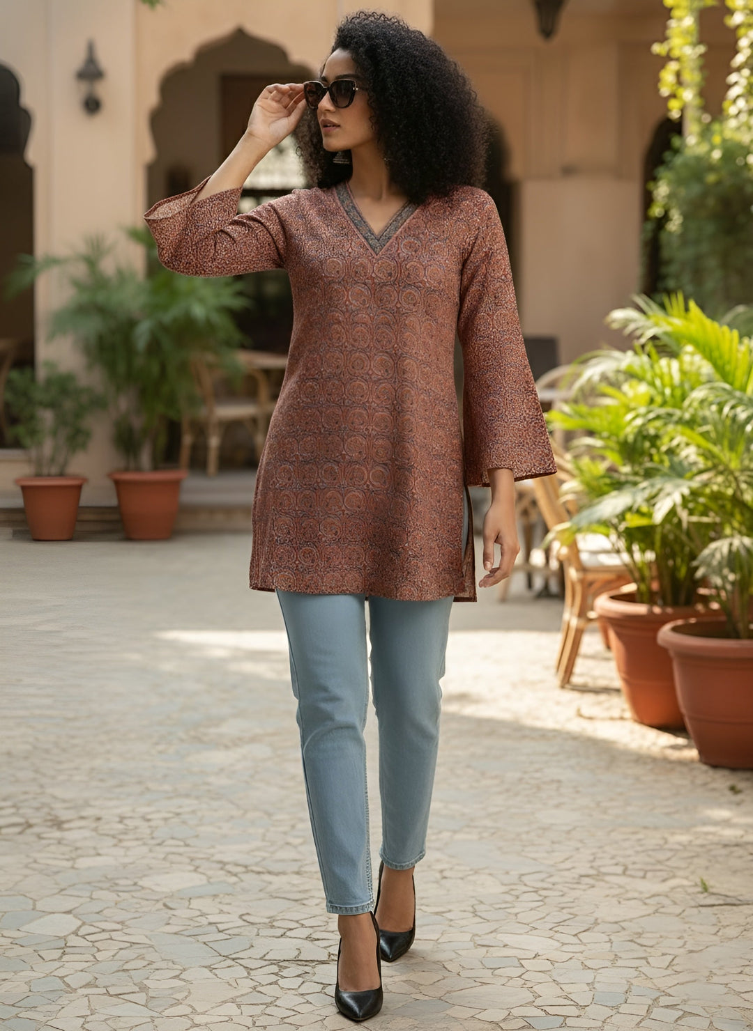 Women Printed Straight Tunic