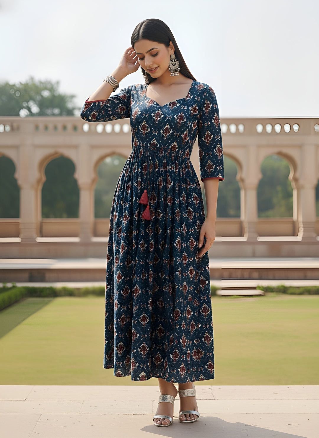 Floral Printed Dress for Women