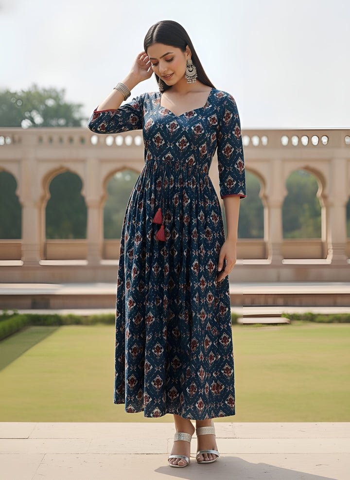 Floral Printed Dress for Women