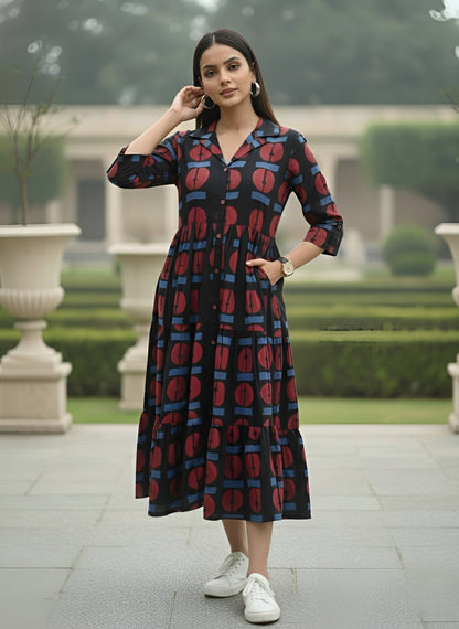 Printed Dress for Women