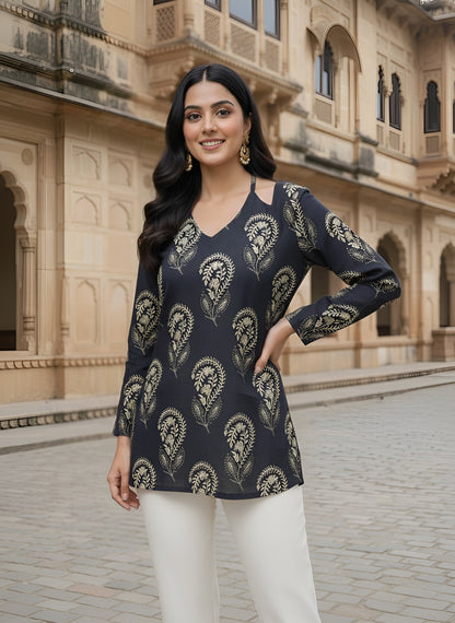 Women Printed Straight Tunic
