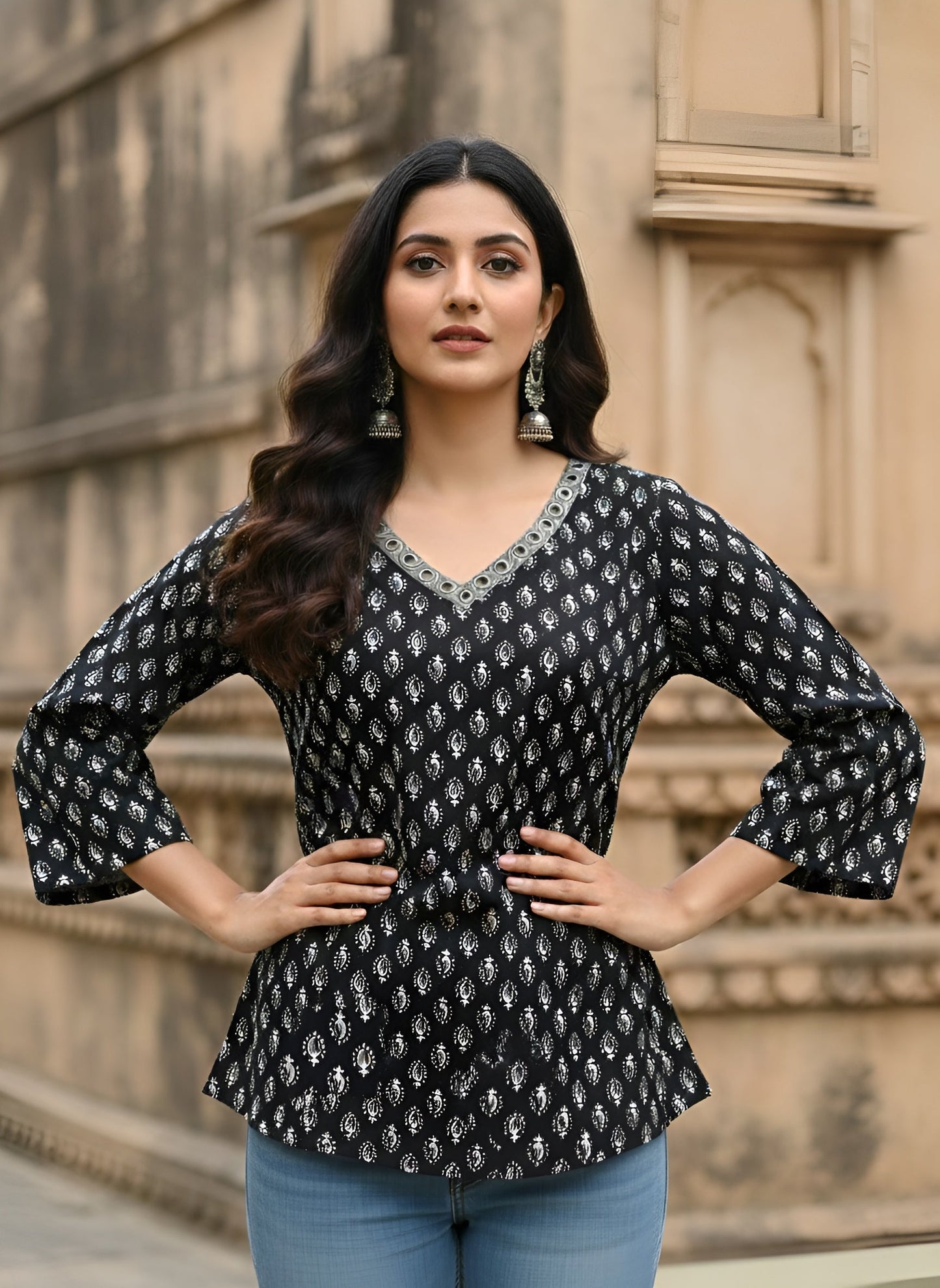 Printed Straight Tunic For Women