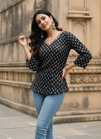 Printed Straight Tunic For Women