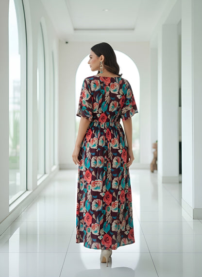 Floral Printed Dress for Women
