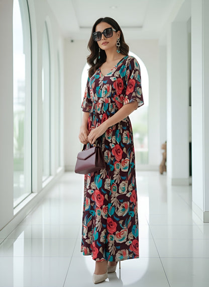 Floral Printed Dress for Women