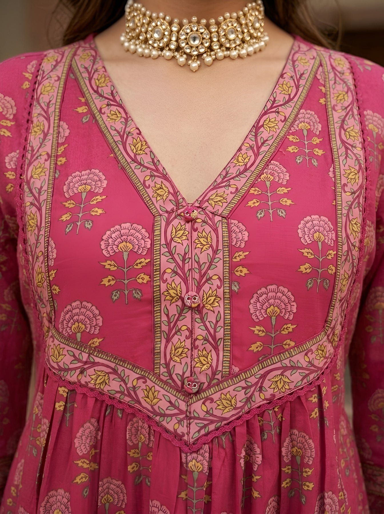 Animal Printed Straight Kurta Set With Dupatta