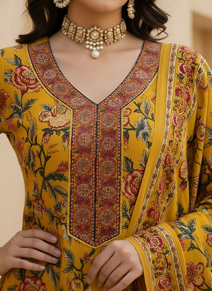 Anarkali Kurta Set With Dupatta