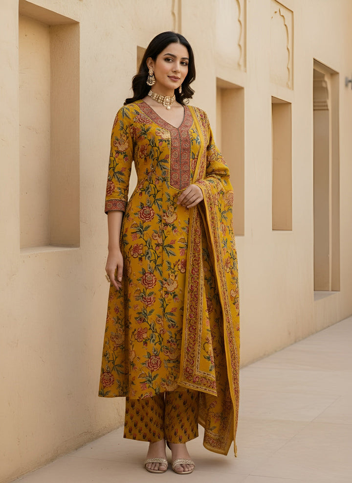 Anarkali Kurta Set With Dupatta