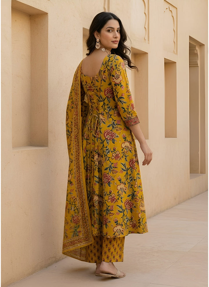 Anarkali Kurta Set With Dupatta