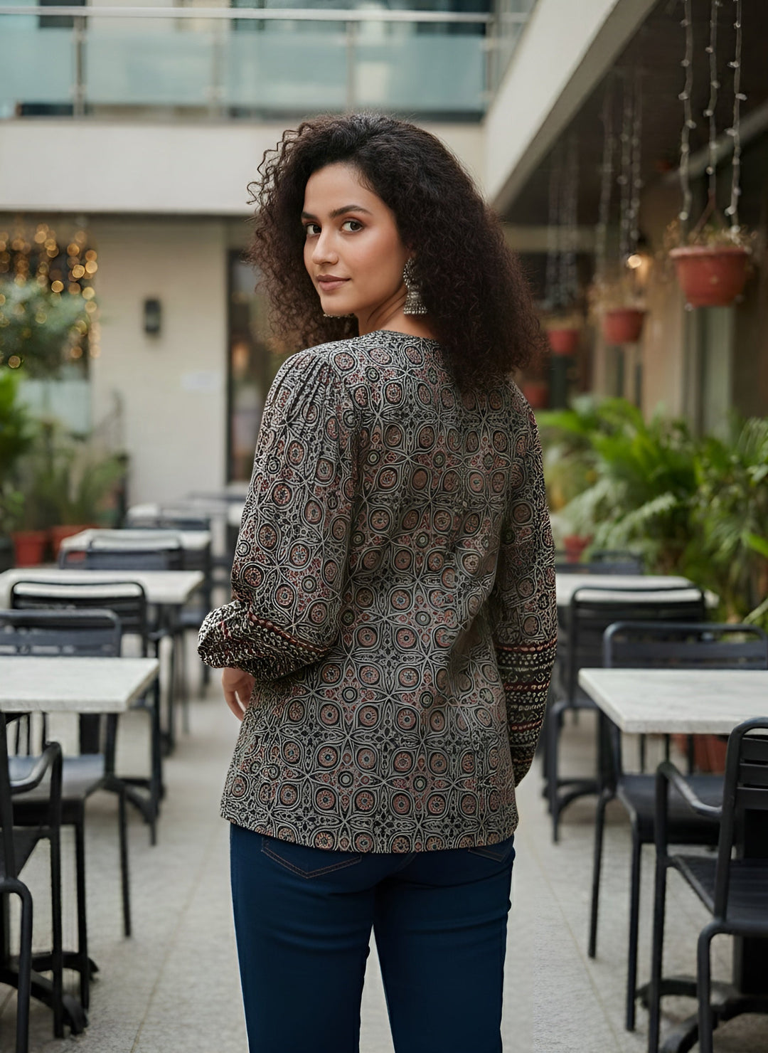 Ethnic Printed Straight Tunic