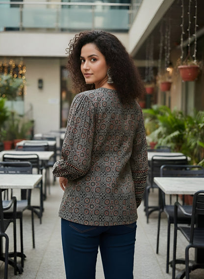 Ethnic Printed Straight Tunic
