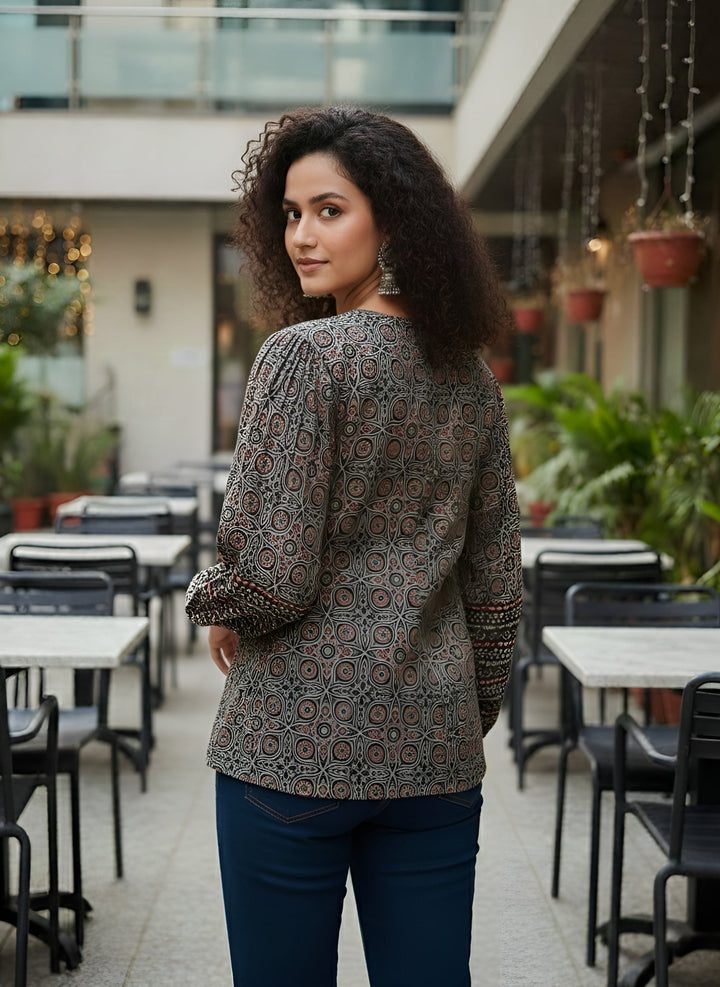 Ethnic Printed Straight Tunic