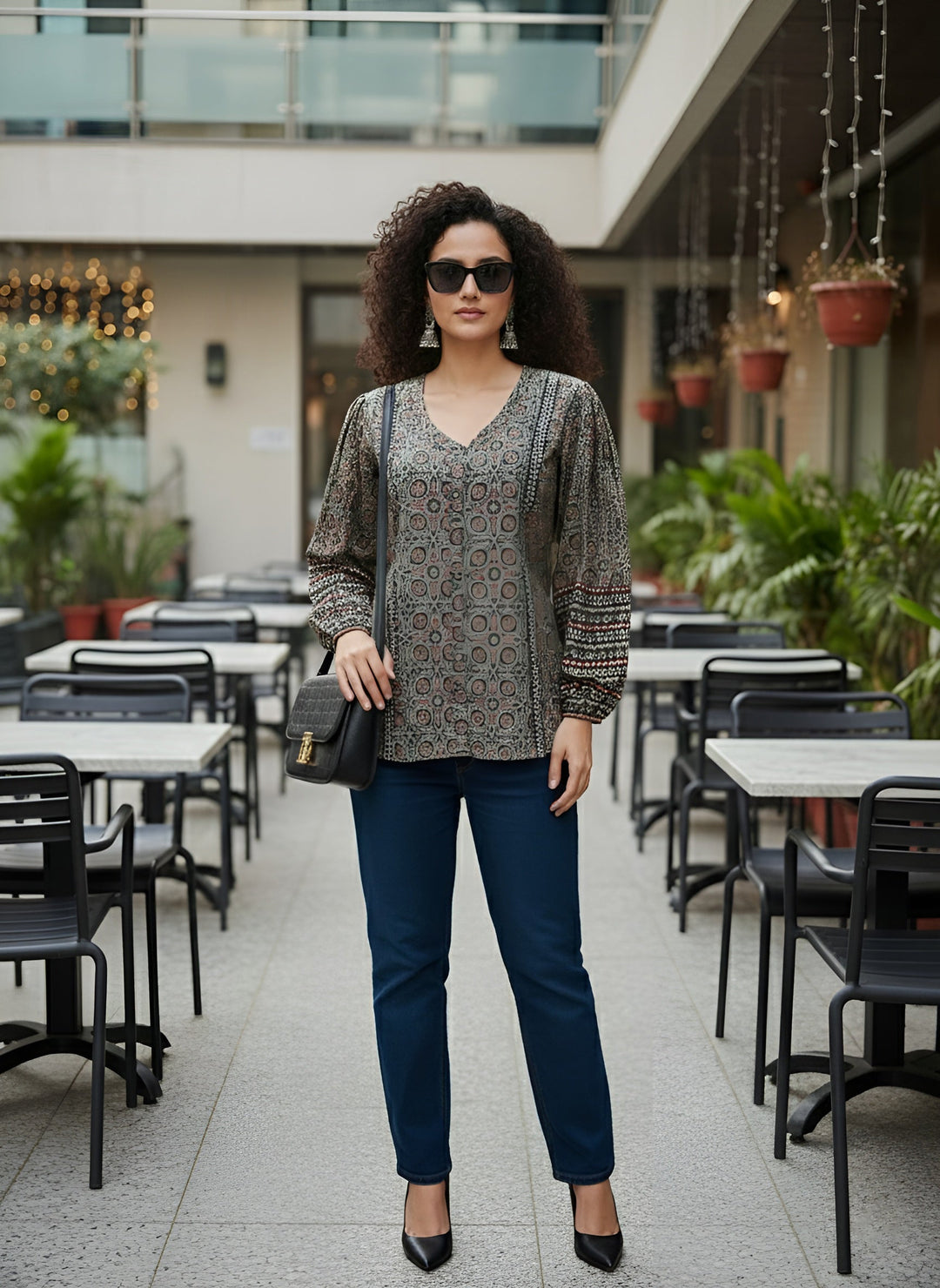Ethnic Printed Straight Tunic