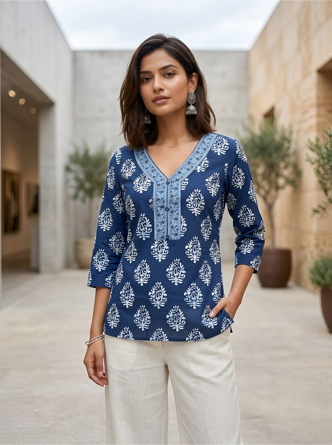 Printed Straight Tunic