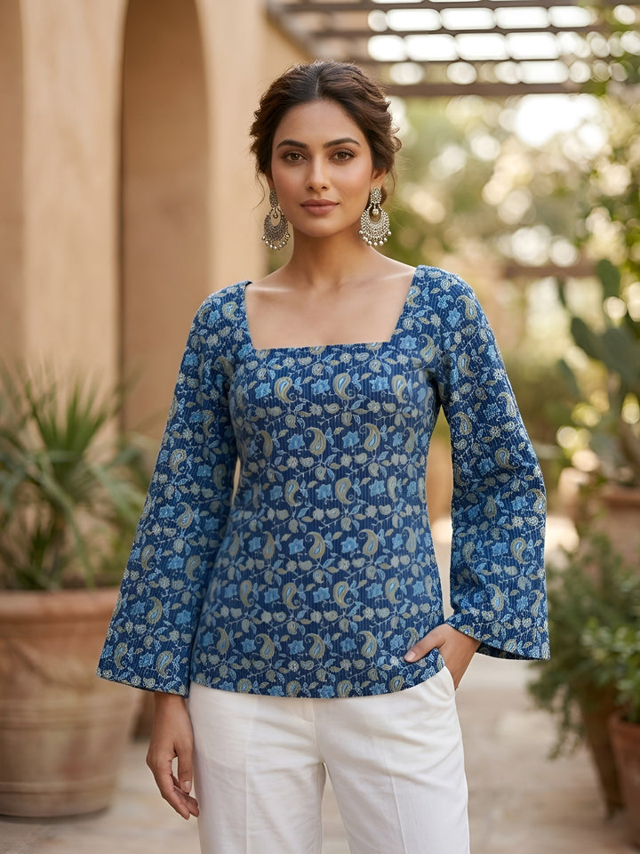 Ethnic Printed Straight Tunic