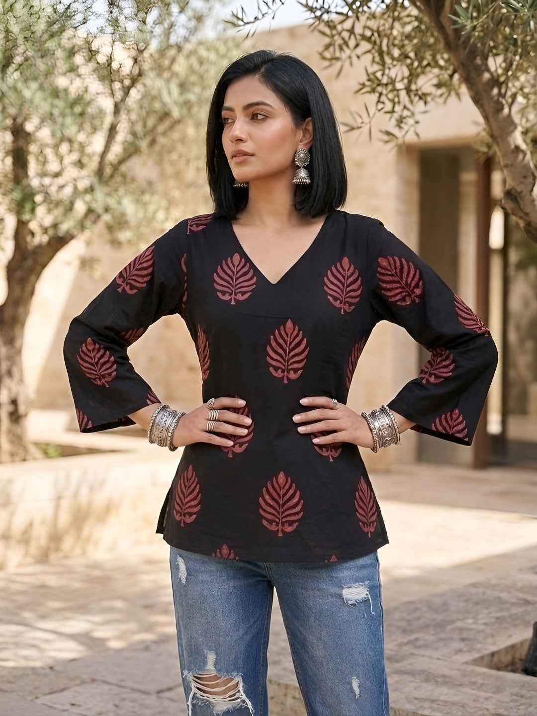 Ethnic Printed Straight Tunic