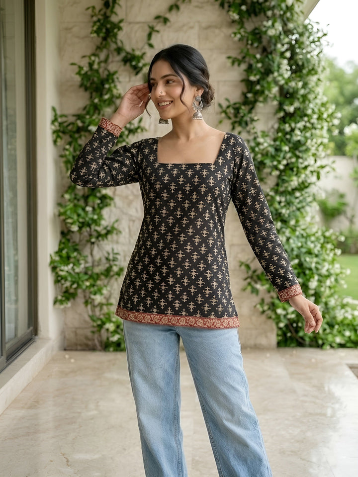 Ethnic Printed Straight Tunic