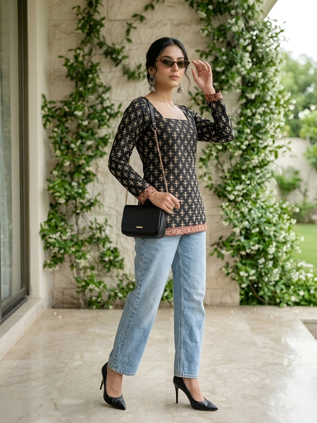 Ethnic Printed Straight Tunic