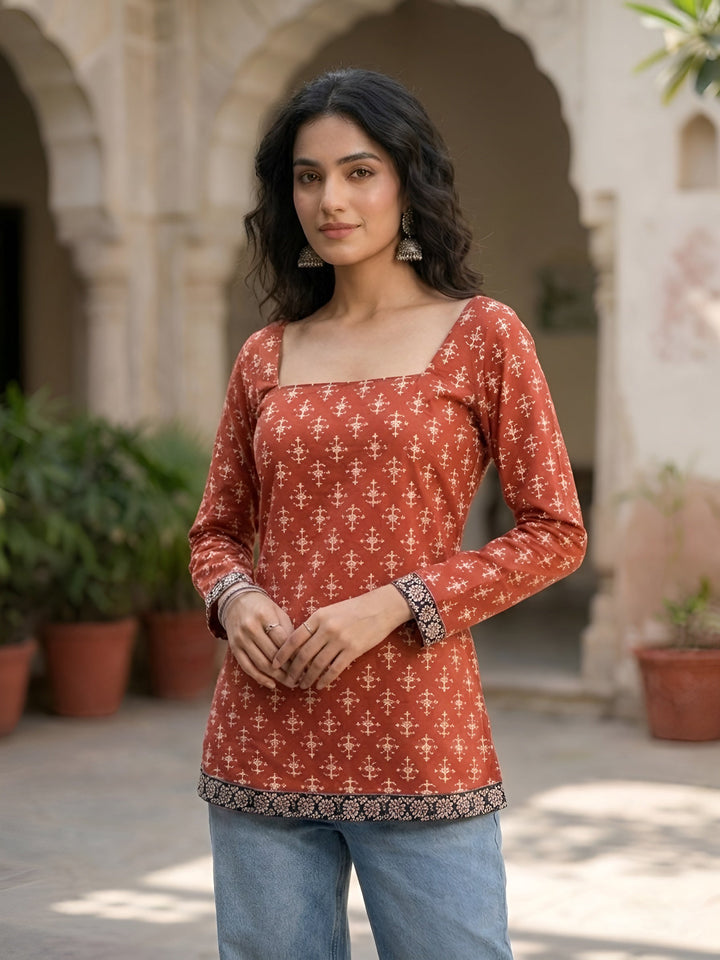 Printed Straight Tunic