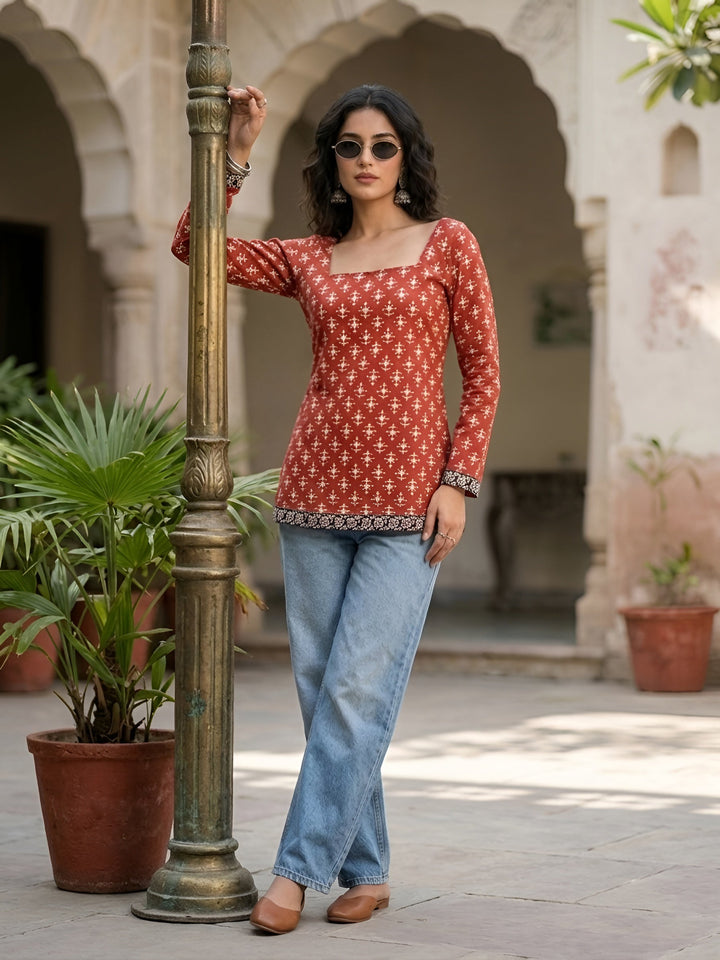 Printed Straight Tunic