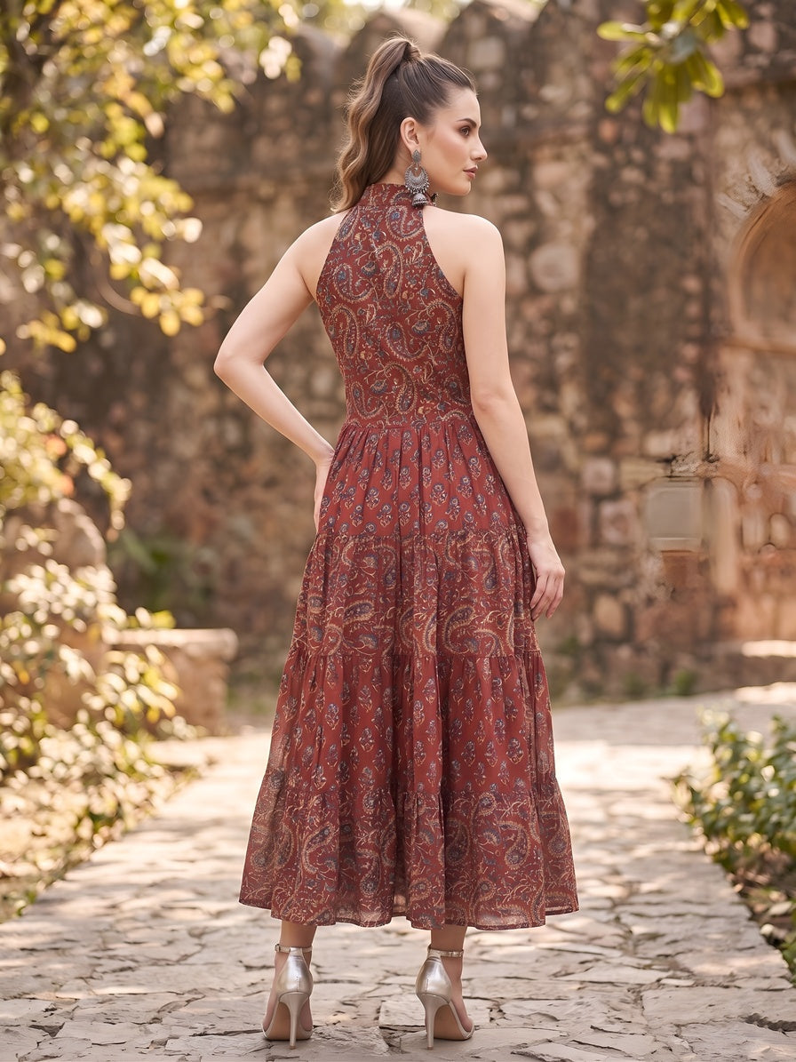Ethnic Printed Dress