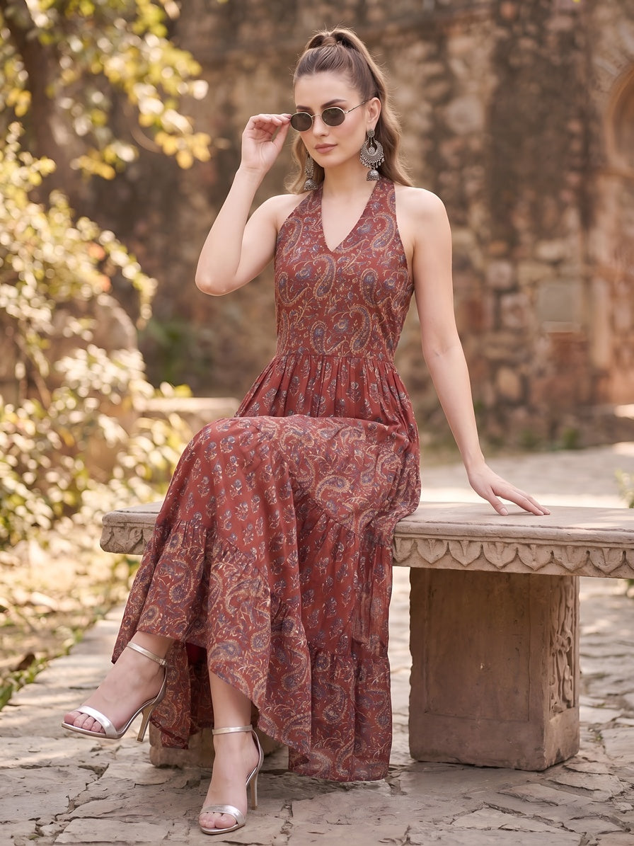 Ethnic Printed Dress