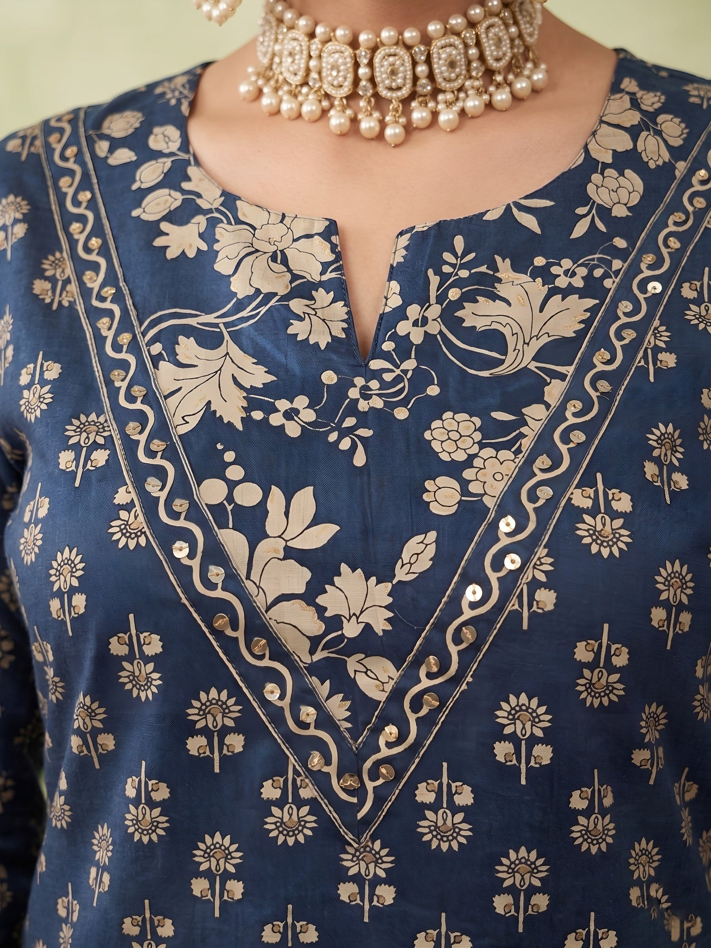 Printed Straight Kurta Set With Dupatta