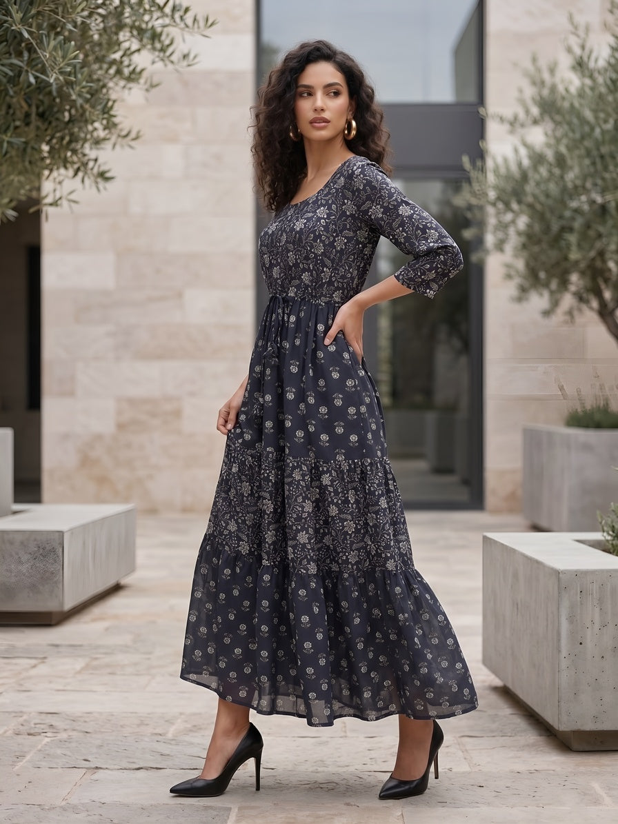 Floral Printed Dress