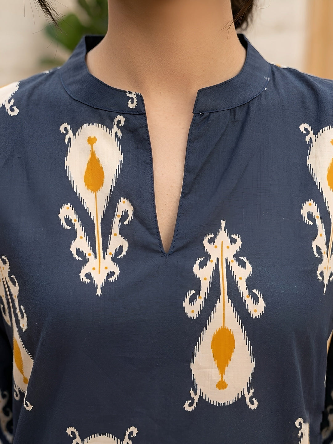 Printed Straight Kurta &amp; Trouser Two Piece Set
