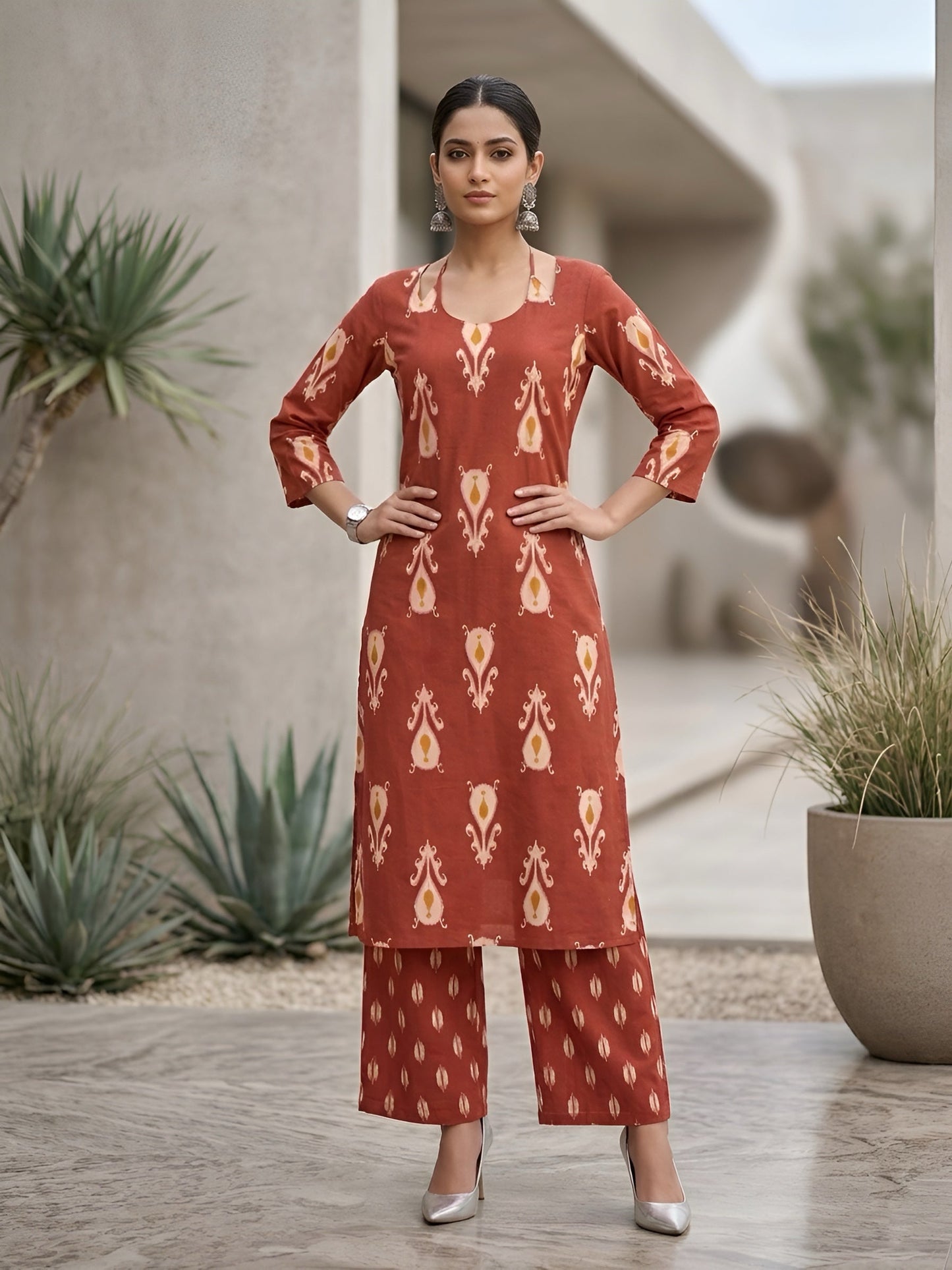 Printed Kurta Set