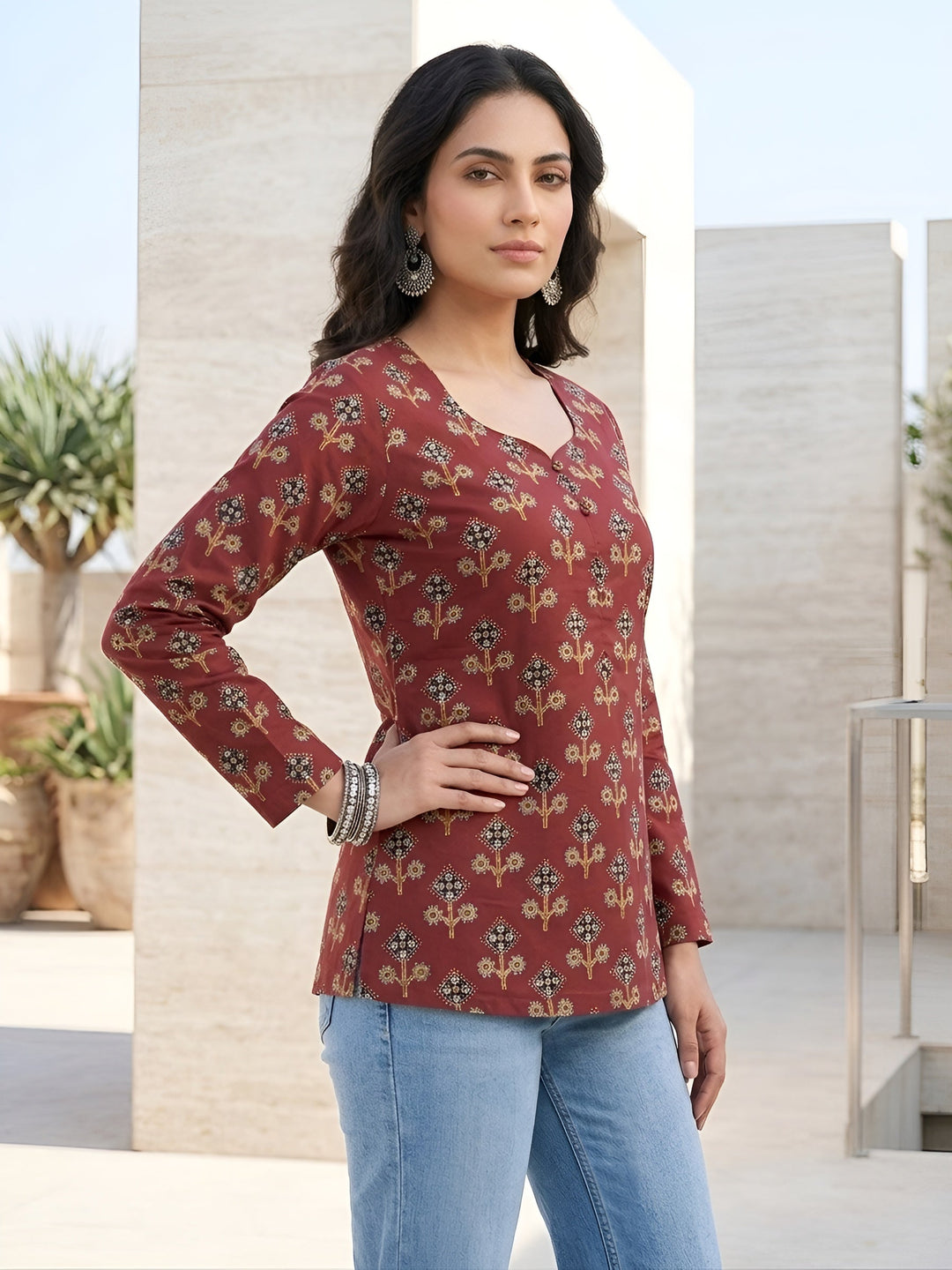 Printed Straight Tunic