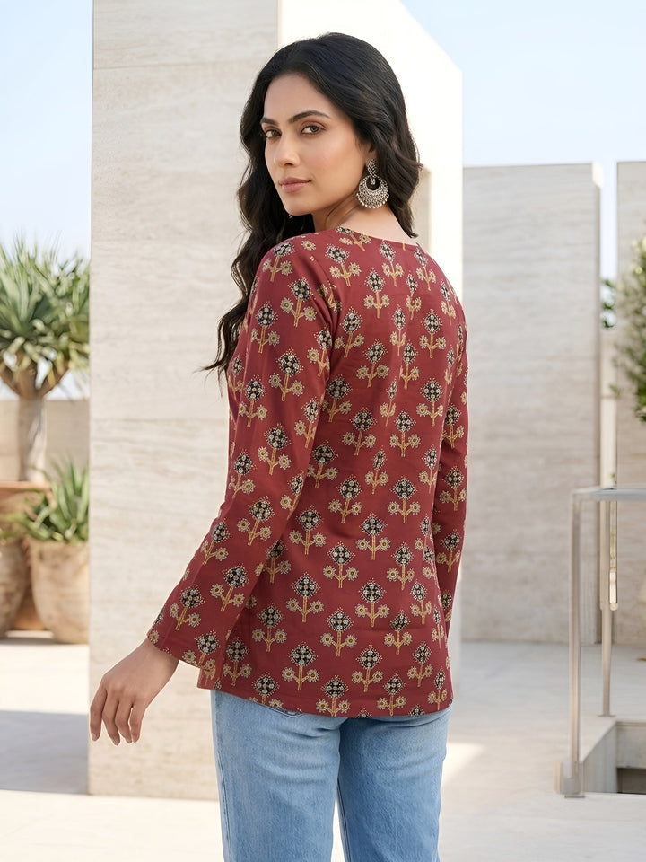 Printed Straight Tunic