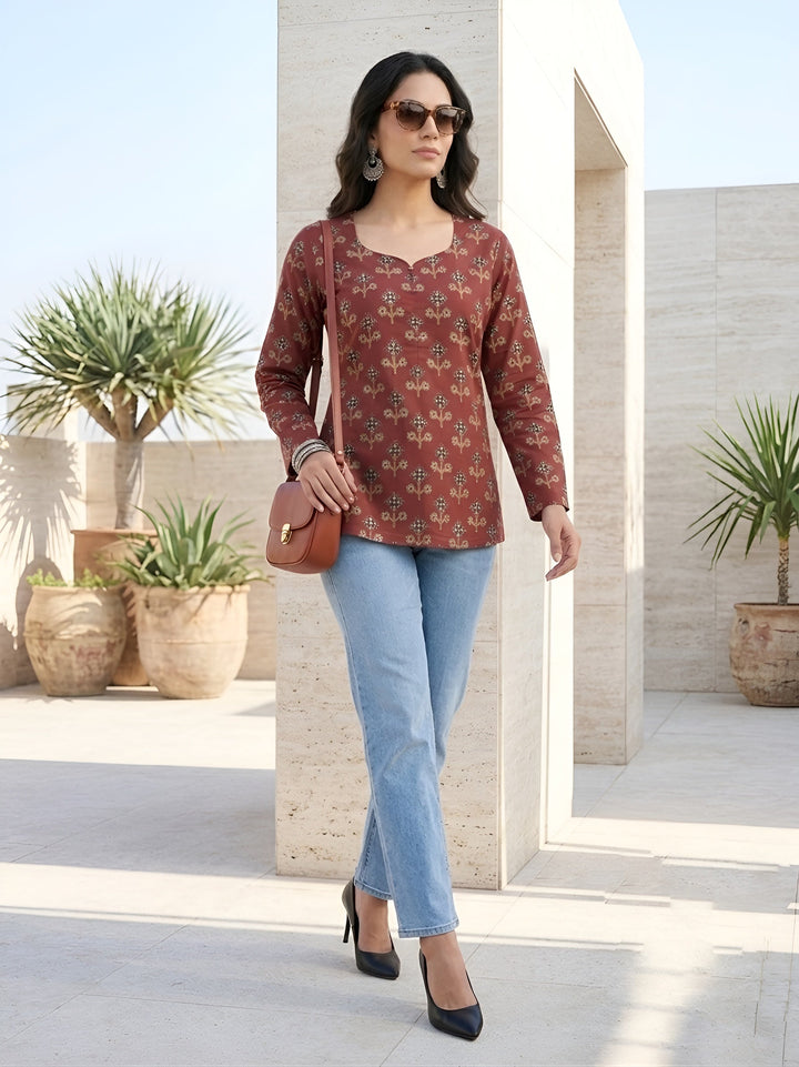 Printed Straight Tunic