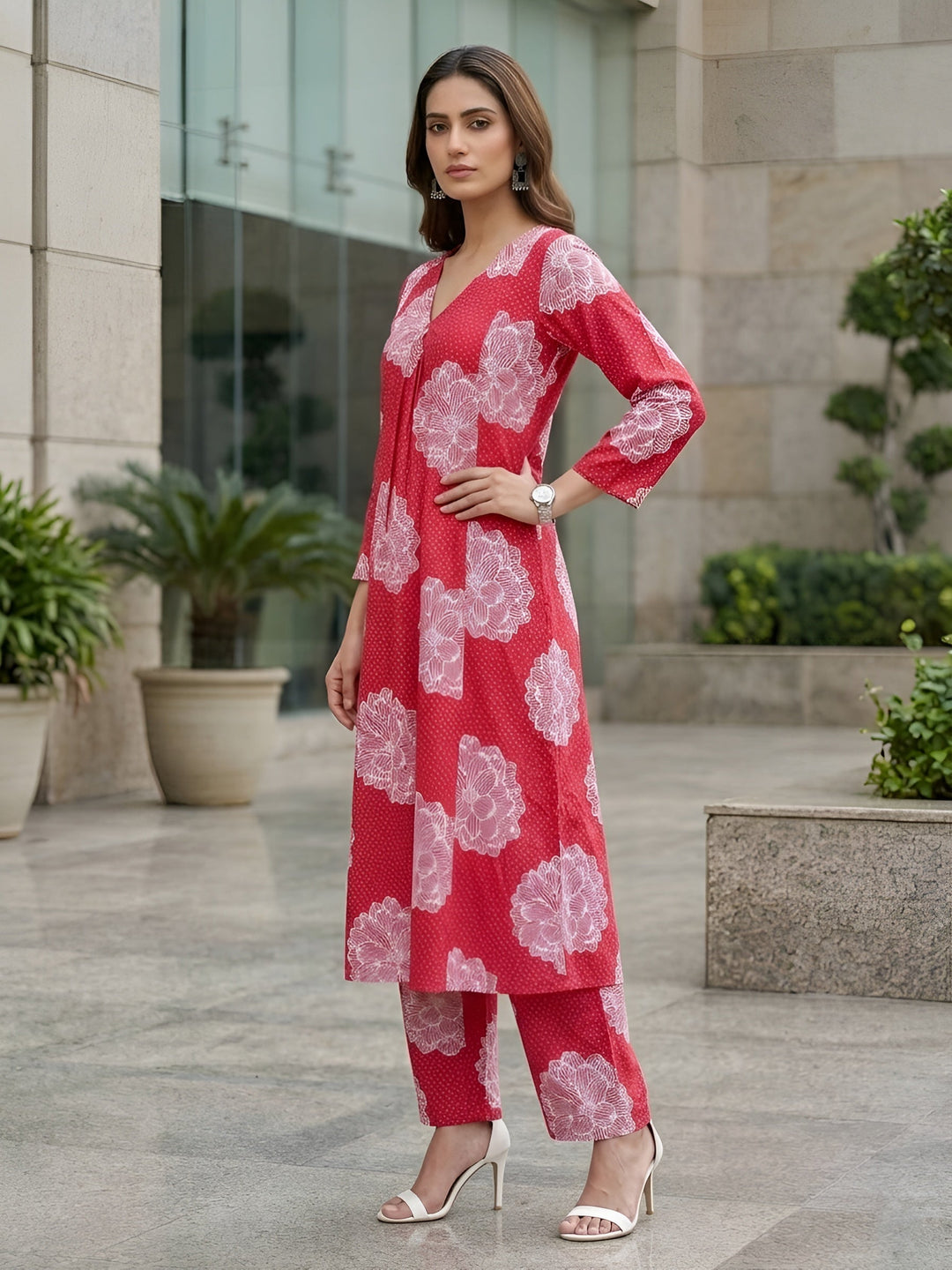 Printed  Two Piece Co-ord Set