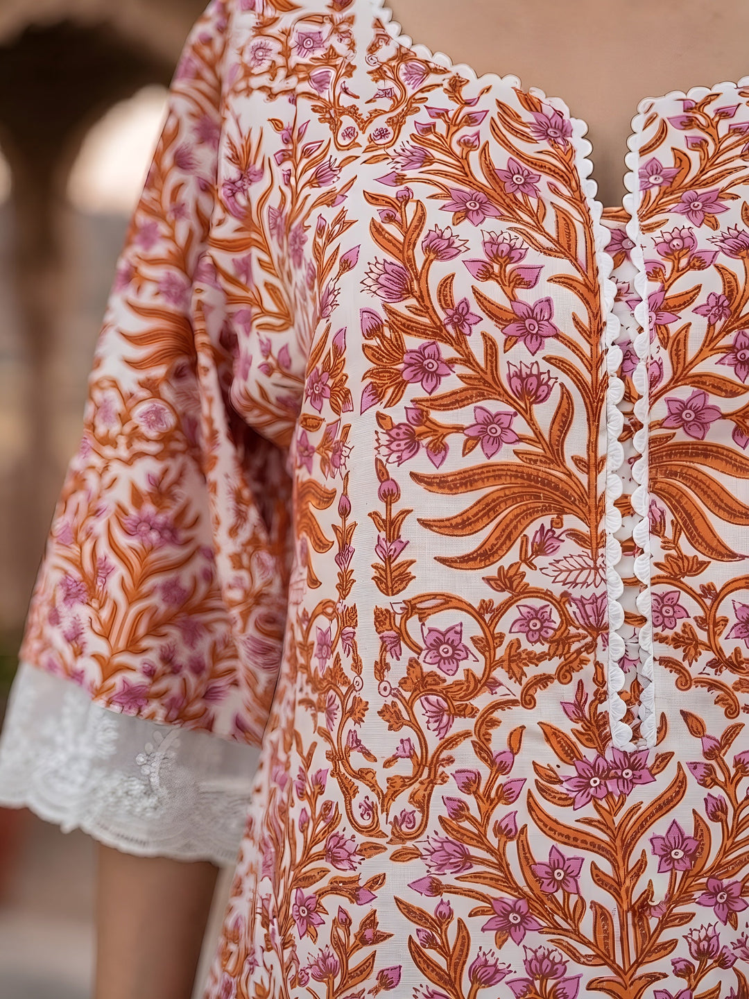 Printed Straight Two Piece Co-Ords Set