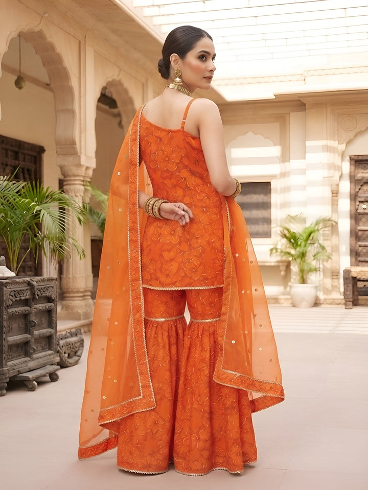 Printed Straight Kurta Set With Dupatta