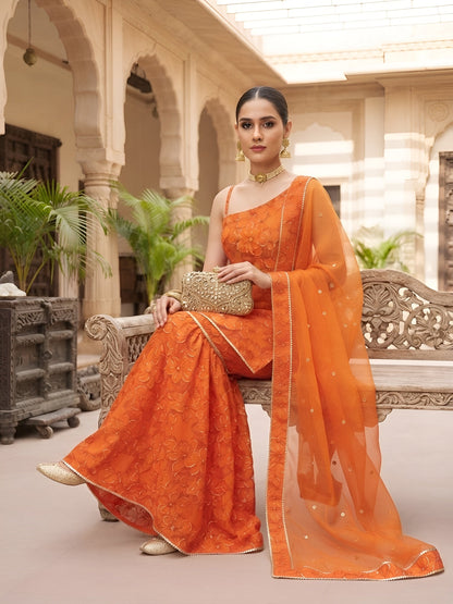 Printed Straight Kurta Set With Dupatta