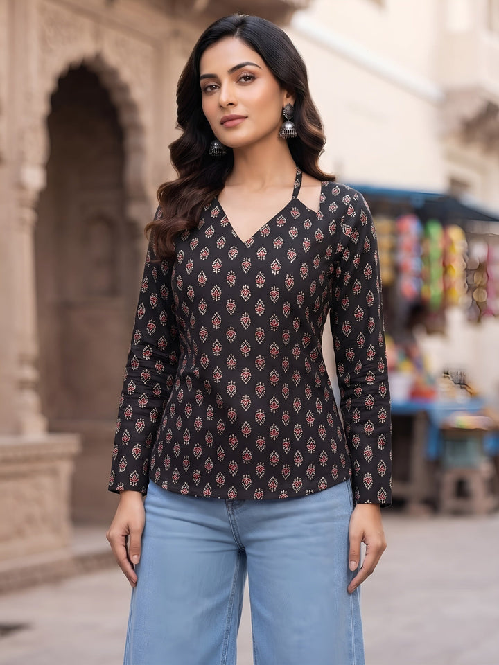 Printed Straight Kurti