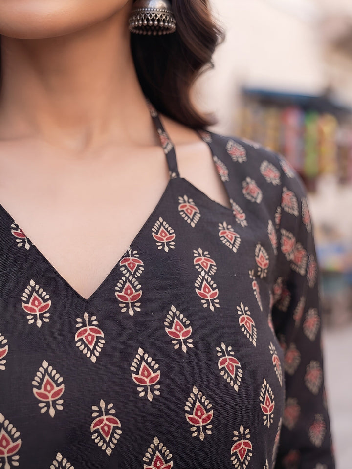 Printed Straight Kurti