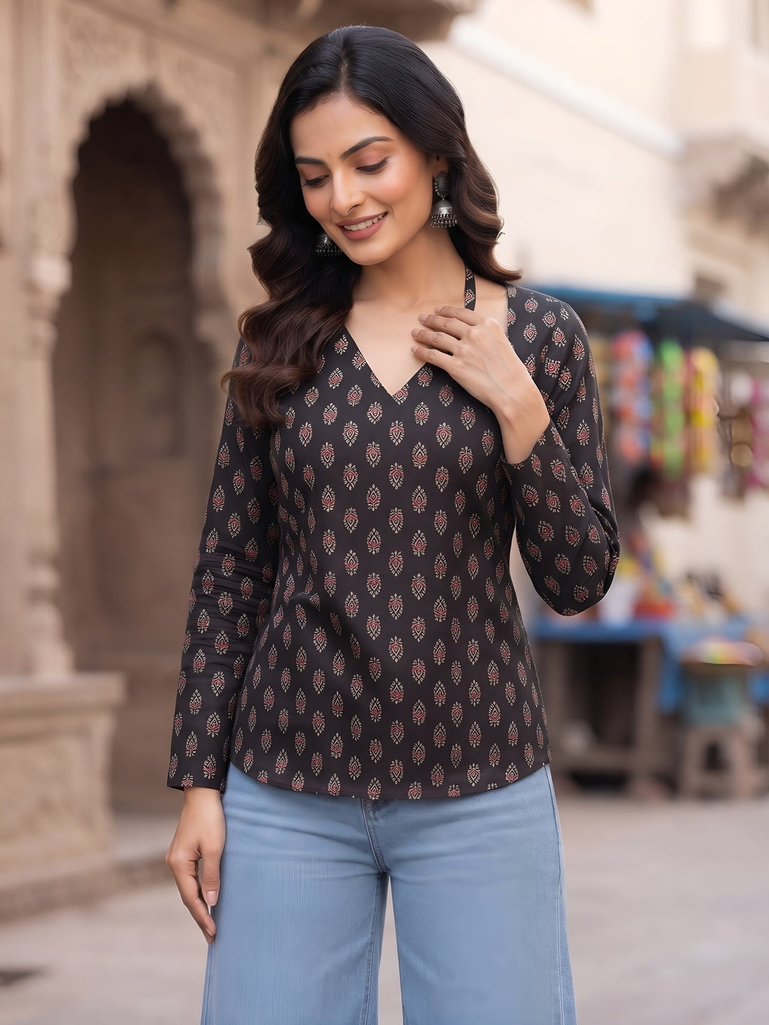 Printed Straight Kurti