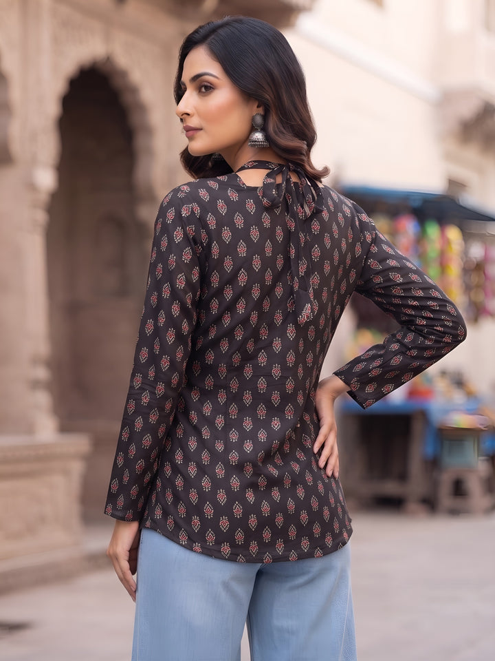 Printed Straight Kurti
