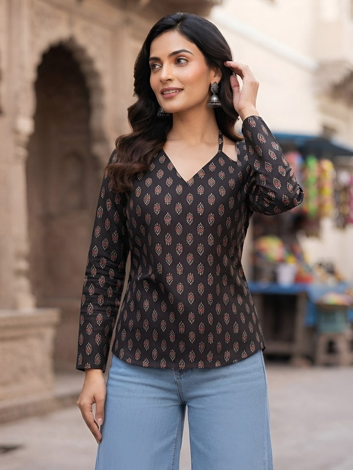 Printed Straight Kurti
