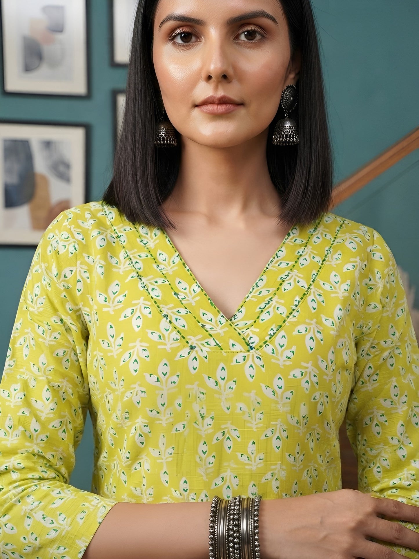Printed Straight Two Piece Co-Ords Set