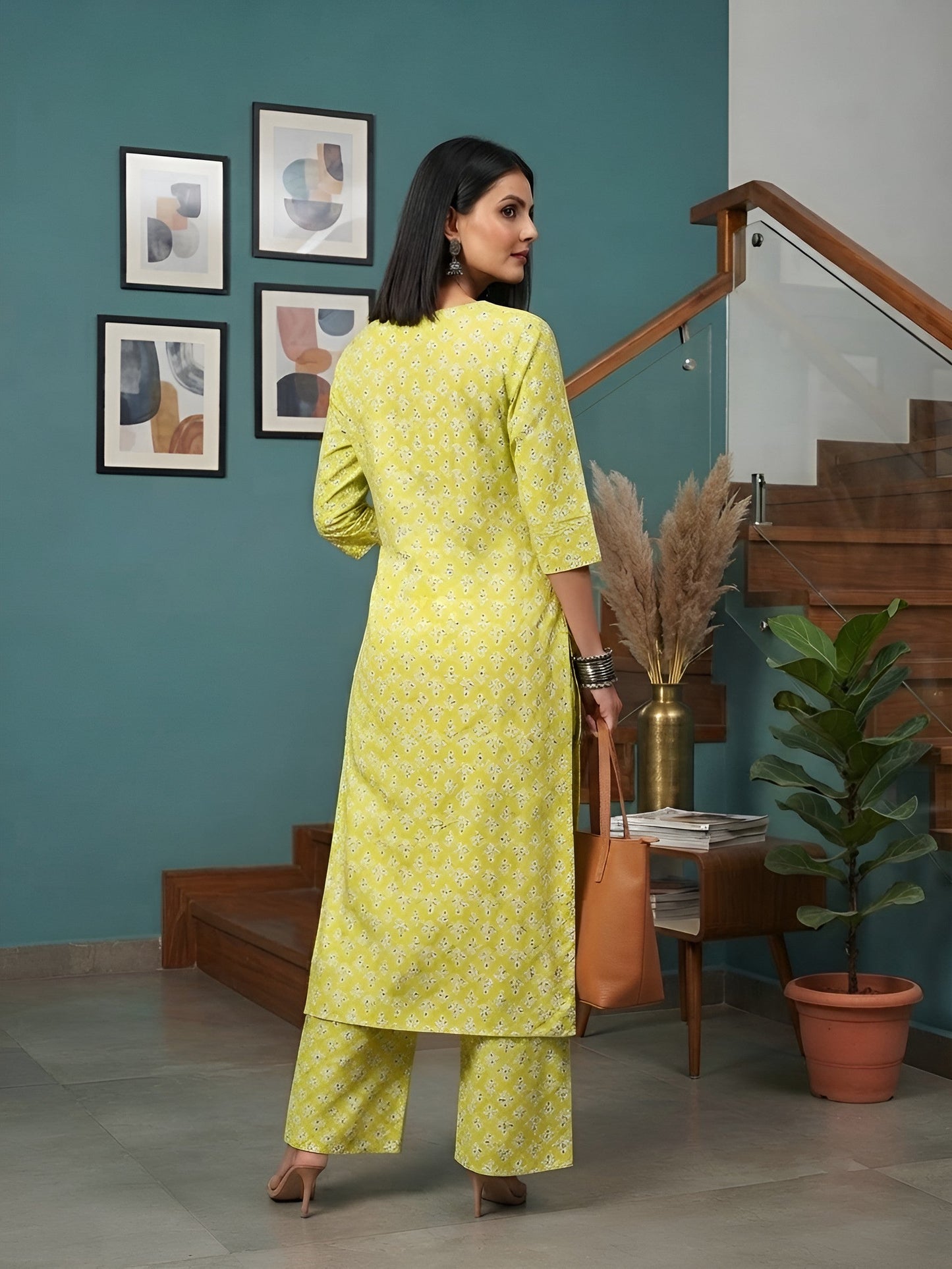 Printed Straight Two Piece Co-Ords Set