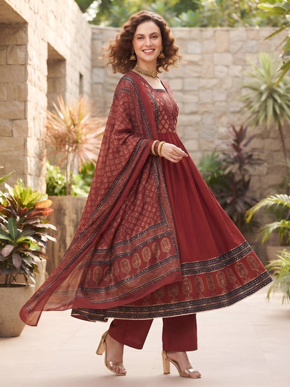Anarkali Kurta Set With Dupatta