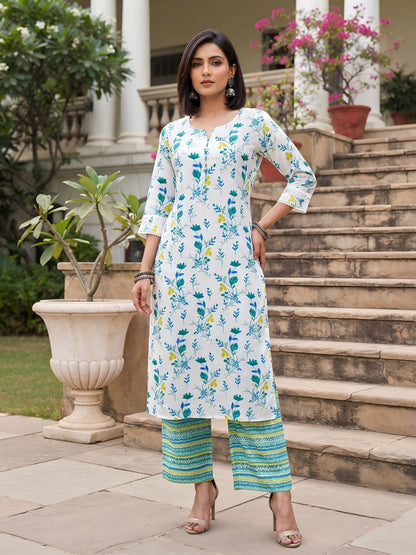 Printed Straight Two Piece Co-Ords Set