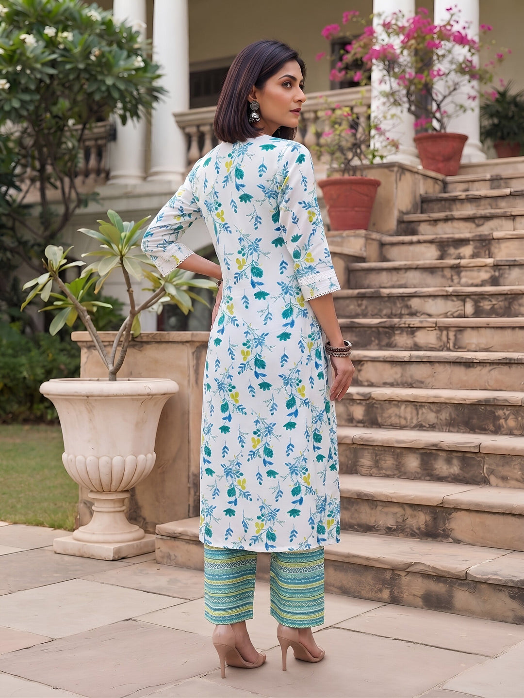 Printed Straight Two Piece Co-Ords Set
