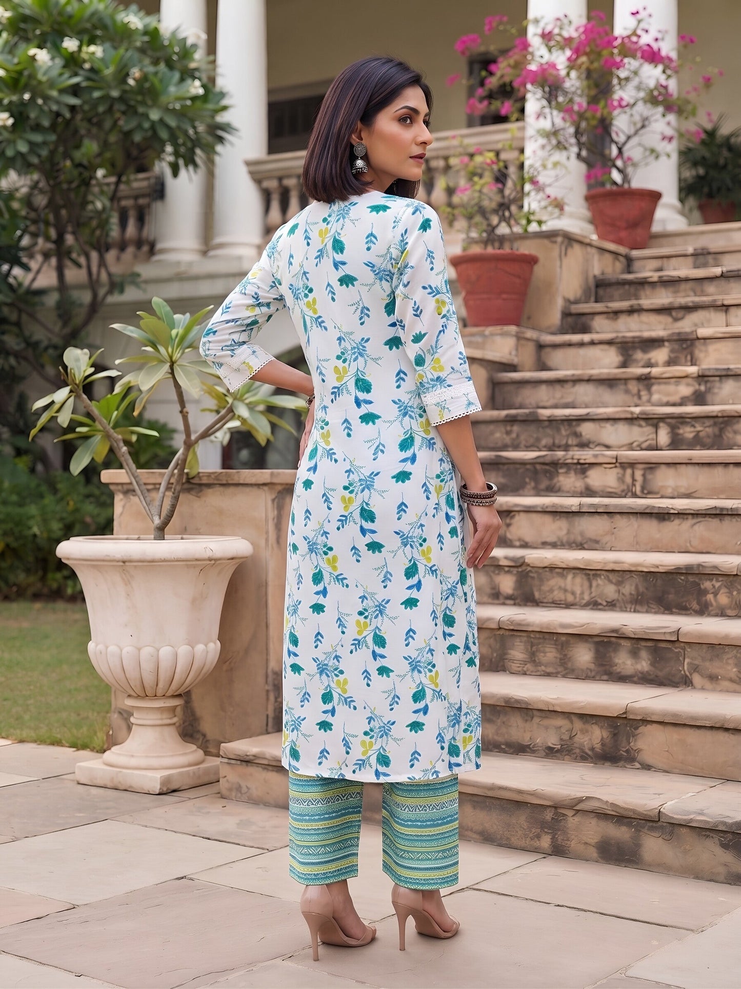 Printed Straight Two Piece Co-Ords Set