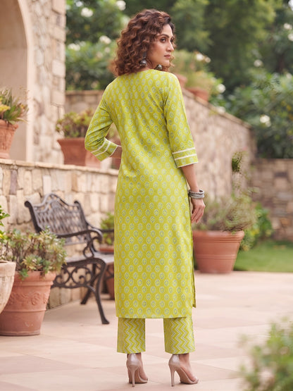 Printed Straight Two Piece Co-Ords Set